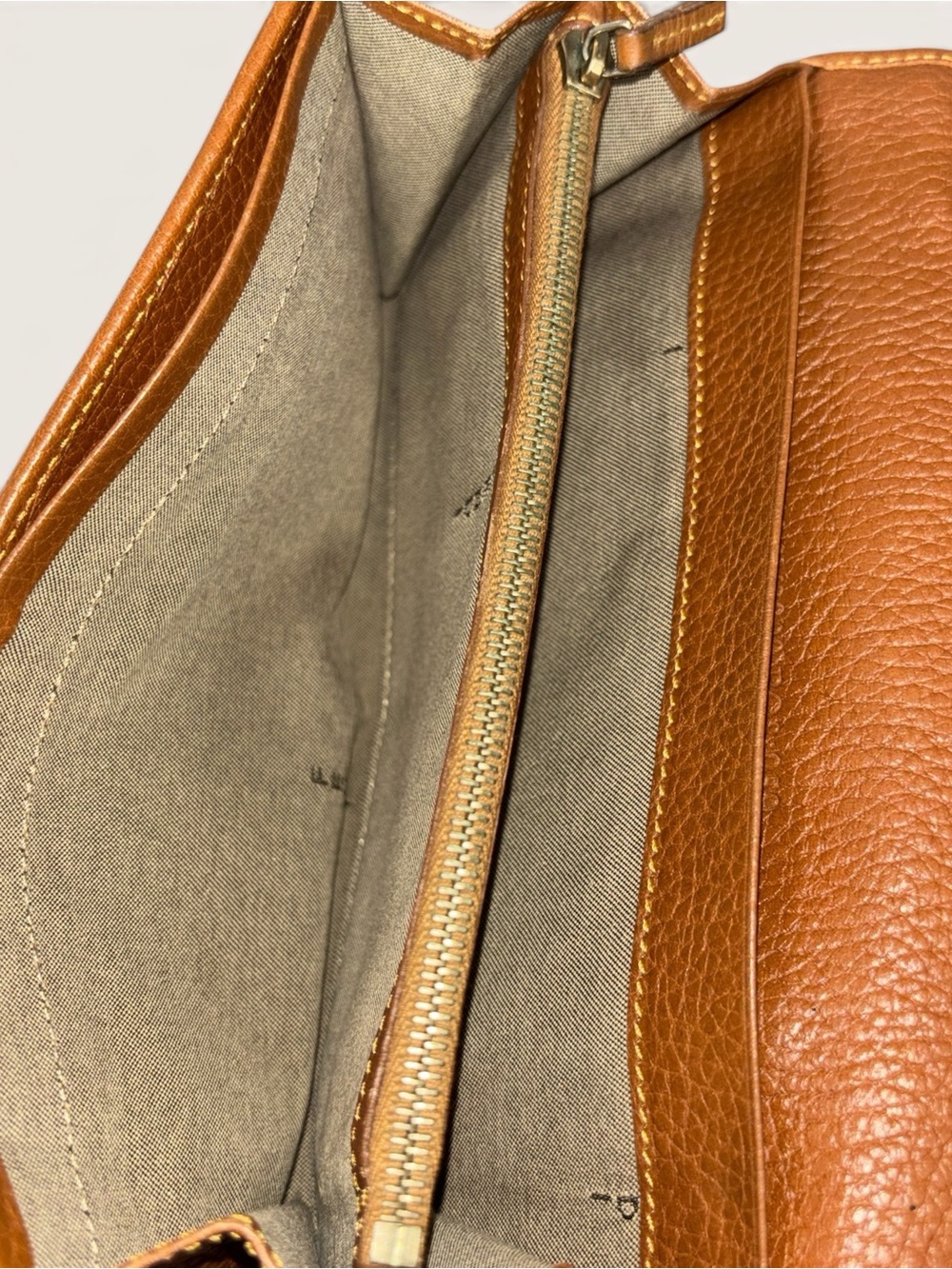 Fendi Brown and Tan FF Monogram Continental Wallet with Gold Charm - Picture 6 of 6